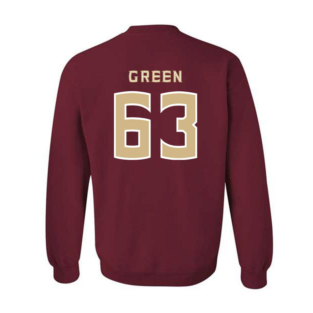 FSU - NCAA Football : Jakobe Green - Replica Shersey Crewneck Sweatshirt-1