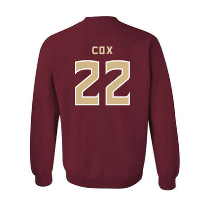 FSU - NCAA Women's Lacrosse : Charlise Cox - Replica Shersey Crewneck Sweatshirt-1