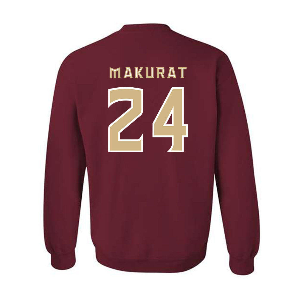 FSU - NCAA Women's Basketball : Agata Makurat - Replica Shersey Crewneck Sweatshirt-1