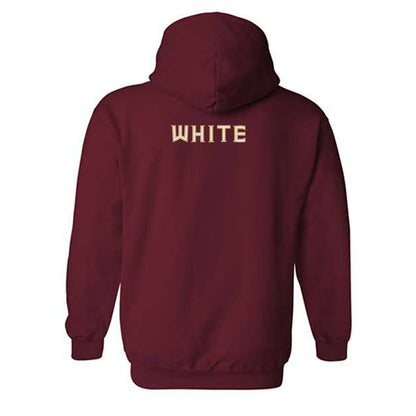 FSU - NCAA Men's Track & Field : Trace White - Replica Shersey Hooded Sweatshirt-1