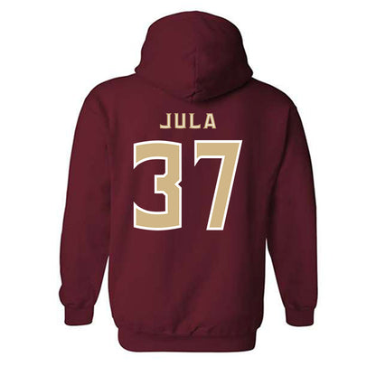 FSU - NCAA Football : Carter Jula - Replica Shersey Hooded Sweatshirt-1