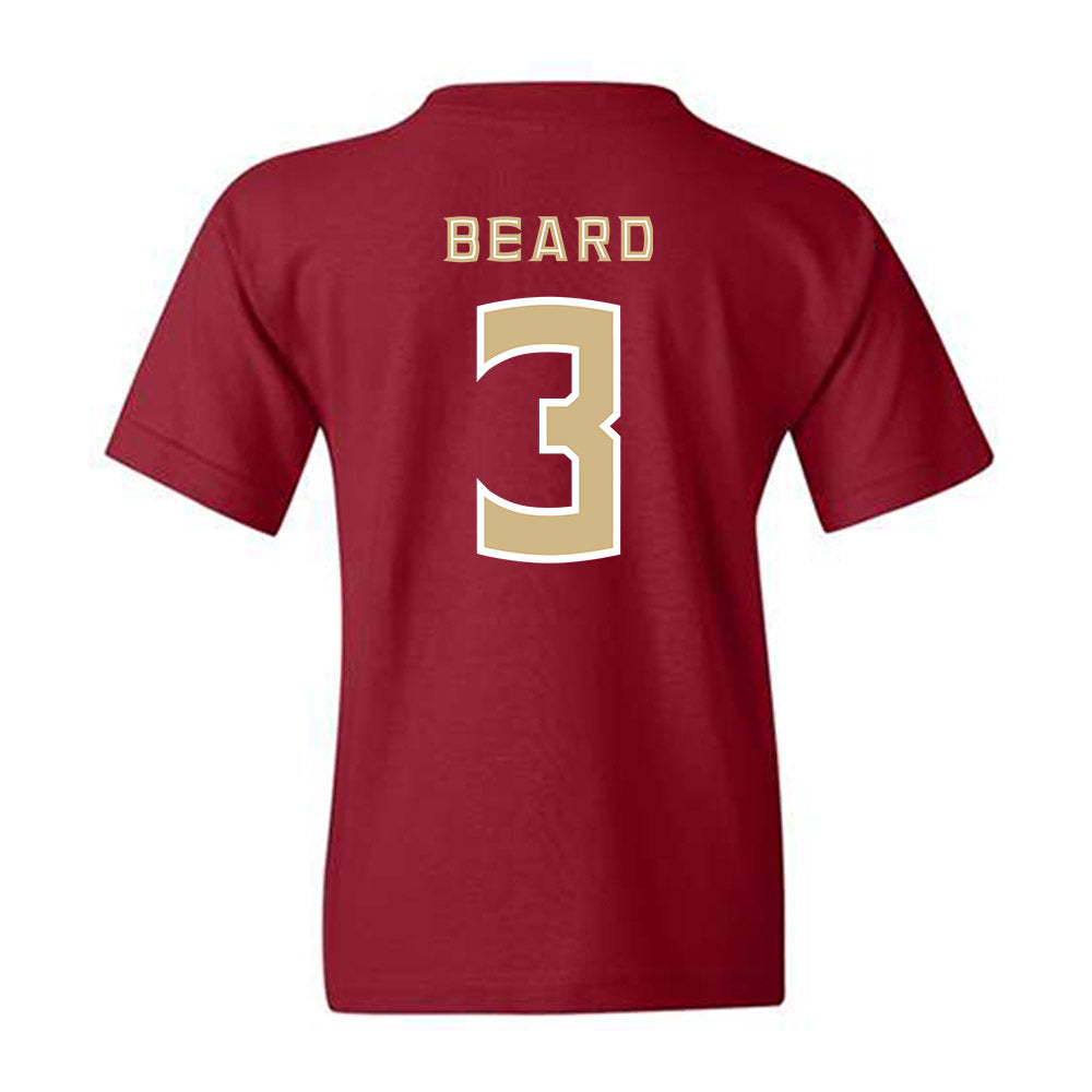 FSU - NCAA Baseball : Trey Beard - Replica Shersey Youth T-Shirt-1