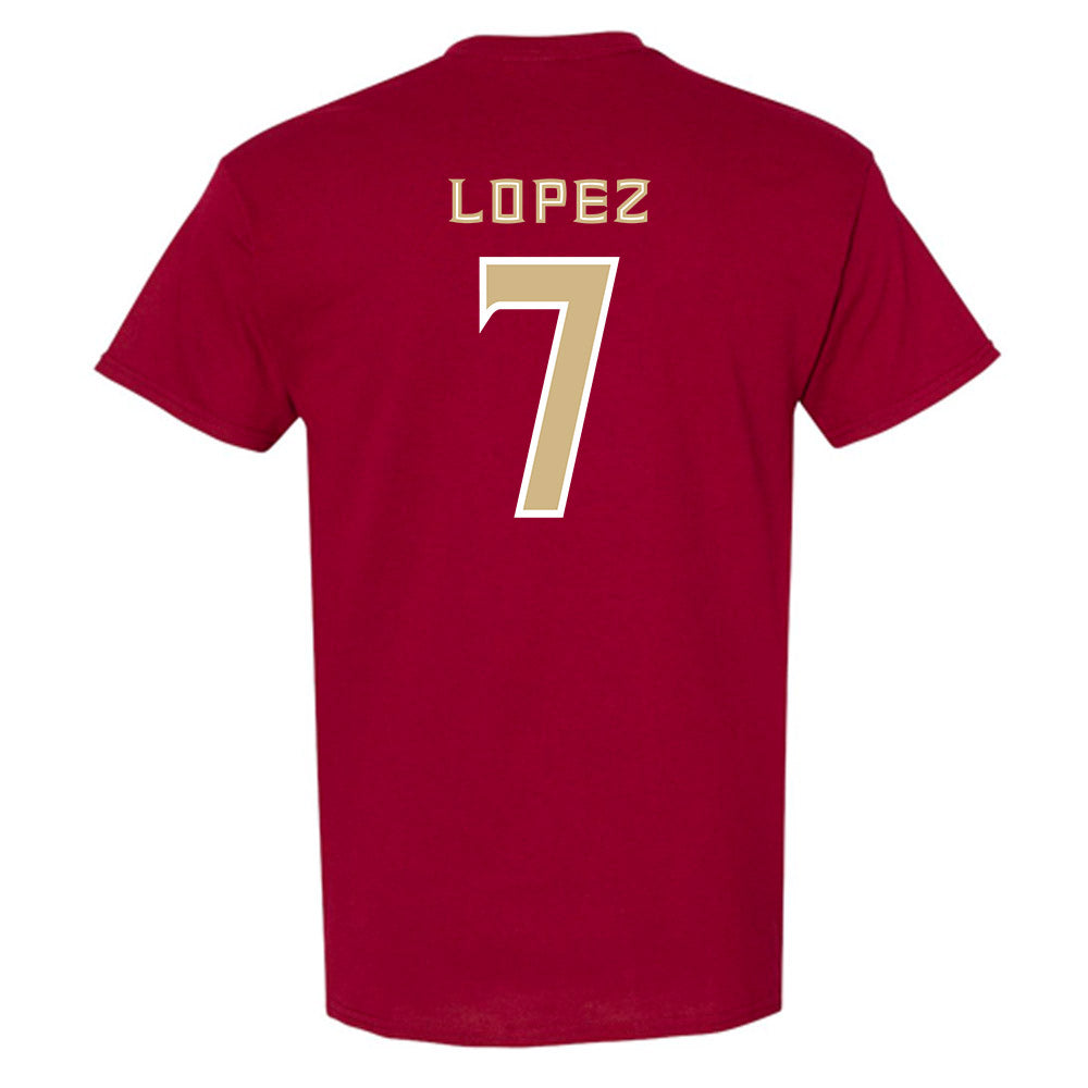 FSU - NCAA Football : Jasen Lopez - Replica Shersey T-Shirt-1