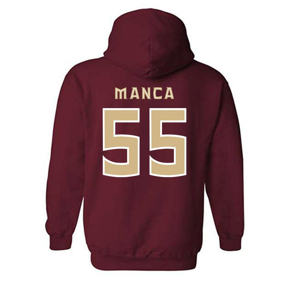 FSU - NCAA Baseball : Payton Manca - Replica Shersey Hooded Sweatshirt-1