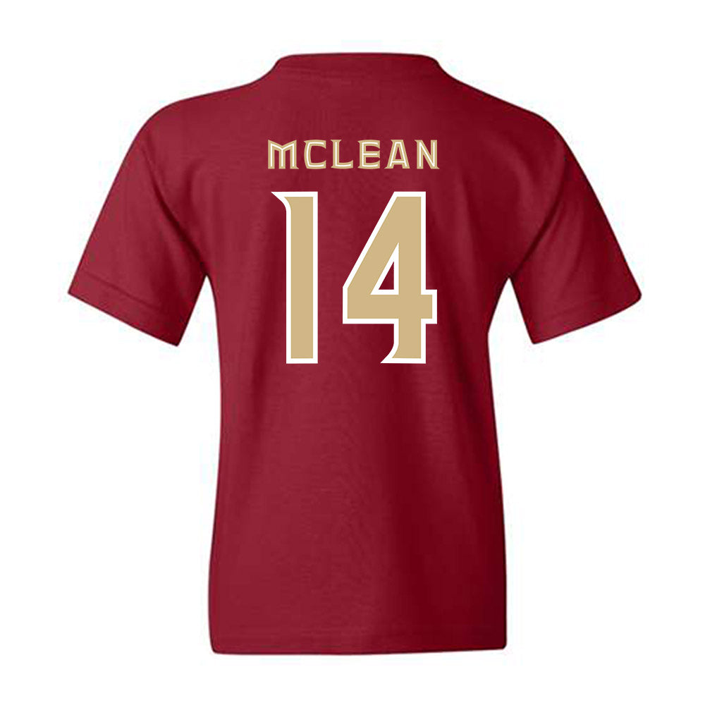 FSU - NCAA Women's Lacrosse : Katie McLean - Replica Shersey Youth T-Shirt-1