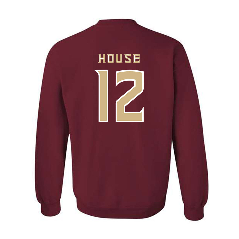 FSU - NCAA Men's Basketball : Tom House - Replica Shersey Crewneck Sweatshirt-1