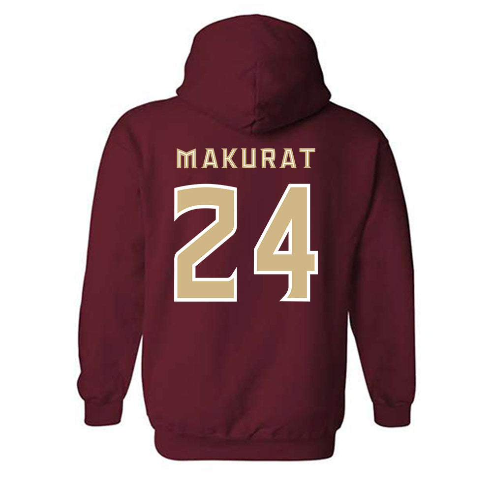 FSU - NCAA Women's Basketball : Agata Makurat - Replica Shersey Hooded Sweatshirt-1