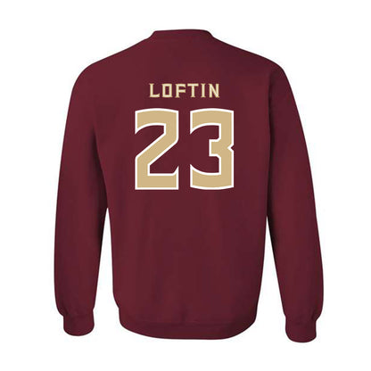 FSU - NCAA Football : Chase Loftin - Replica Shersey Crewneck Sweatshirt-1
