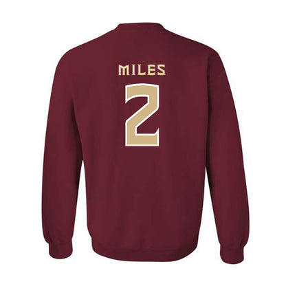 FSU - NCAA Men's Basketball : Cam Miles - Replica Shersey Crewneck Sweatshirt-1