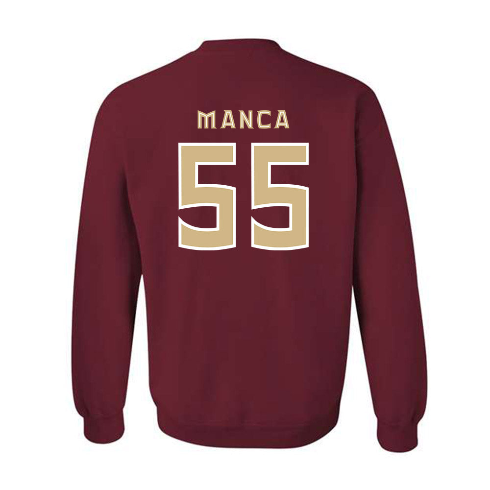 FSU - NCAA Baseball : Payton Manca - Replica Shersey Crewneck Sweatshirt-1