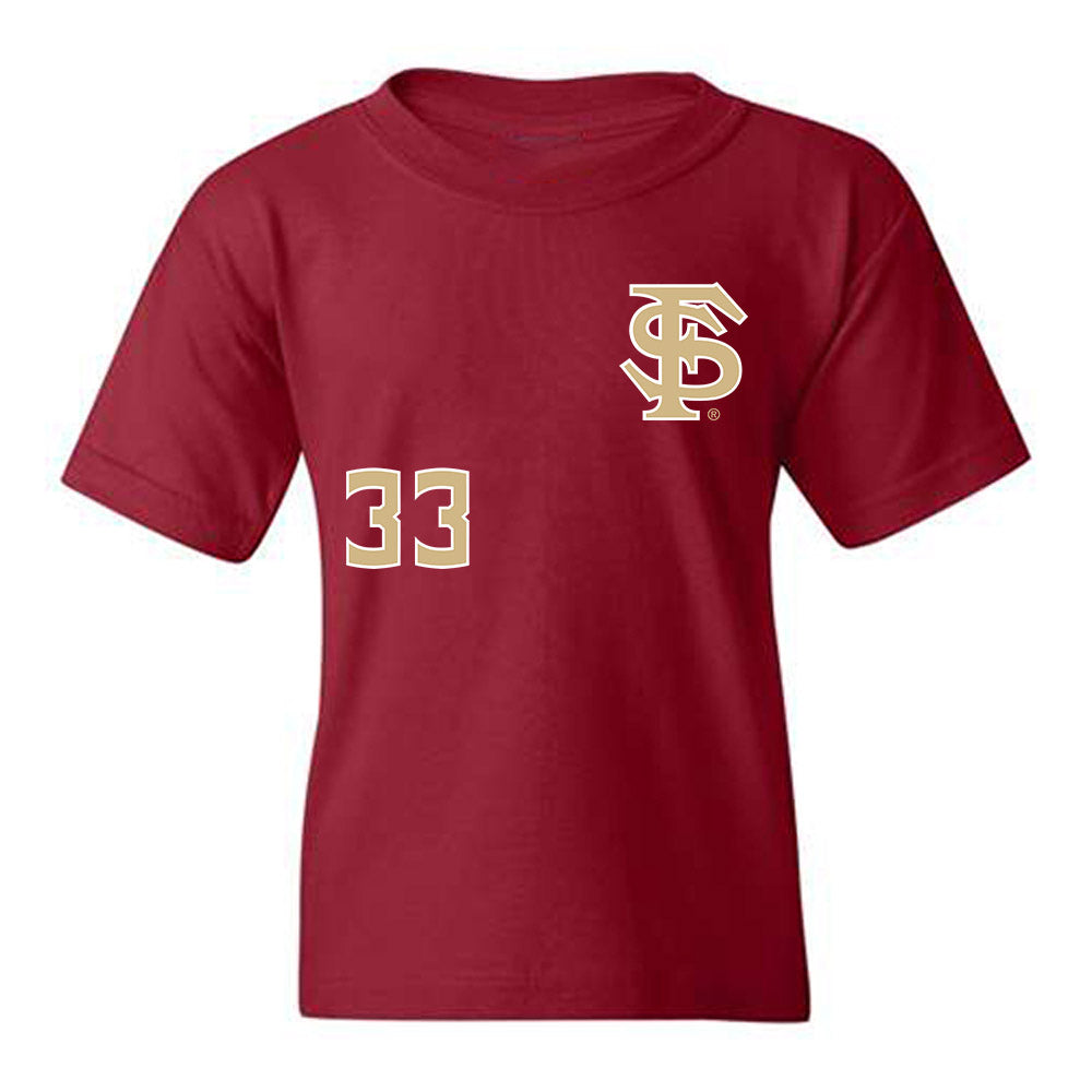 FSU - NCAA Softball : Lisabella Dimitrijevic - Replica Shersey Youth T-Shirt-0