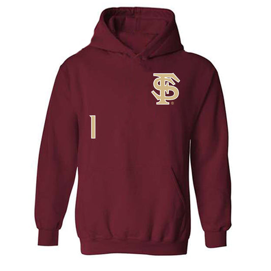 FSU - NCAA Women's Soccer : Kate Ockene - Replica Shersey Hooded Sweatshirt-0