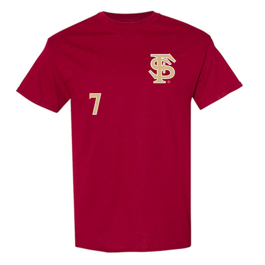 FSU - NCAA Men's Basketball : Chauncey Wiggins - Replica Shersey T-Shirt-0