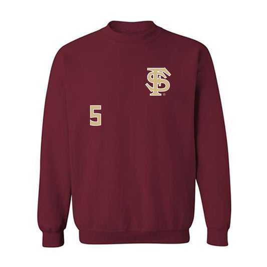 FSU - NCAA Women's Soccer : Bridget Mutipula - Replica Shersey Crewneck Sweatshirt-0