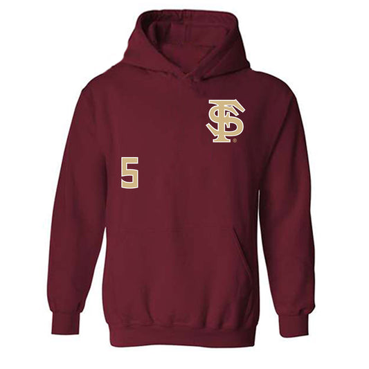 FSU - NCAA Women's Soccer : Bridget Mutipula - Replica Shersey Hooded Sweatshirt-0