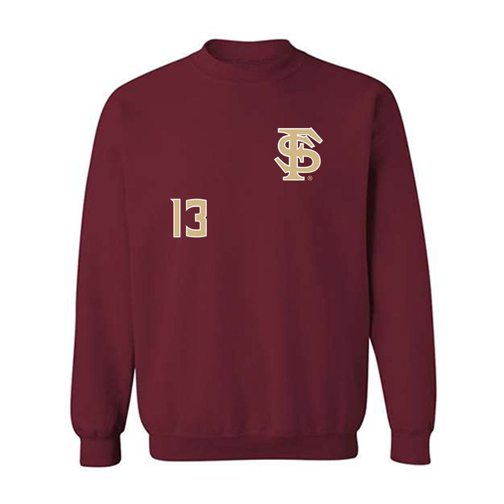 FSU - NCAA Football : Deamontae Diggs - Replica Shersey Crewneck Sweatshirt-0
