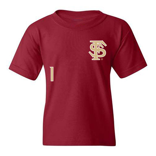FSU - NCAA Women's Basketball : Mari Gerton - Replica Shersey Youth T-Shirt-0