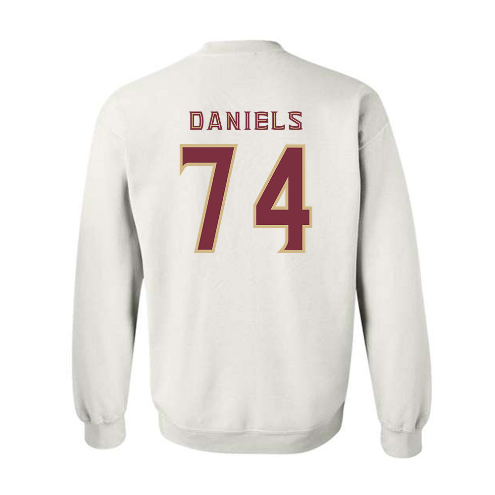 FSU - NCAA Football : Jonathan Daniels - Replica Shersey Crewneck Sweatshirt-1