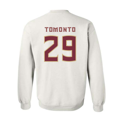 FSU - NCAA Women's Lacrosse : Victoria Tomonto - Replica Shersey Crewneck Sweatshirt-1