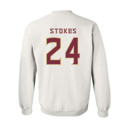 FSU - NCAA Baseball : Cole Stokes - Replica Shersey Crewneck Sweatshirt-1