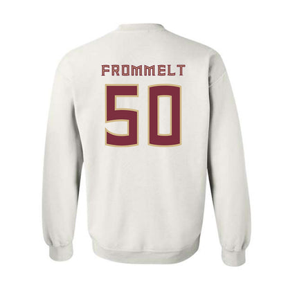 FSU - NCAA Baseball : Kaden Frommelt - Replica Shersey Crewneck Sweatshirt-1