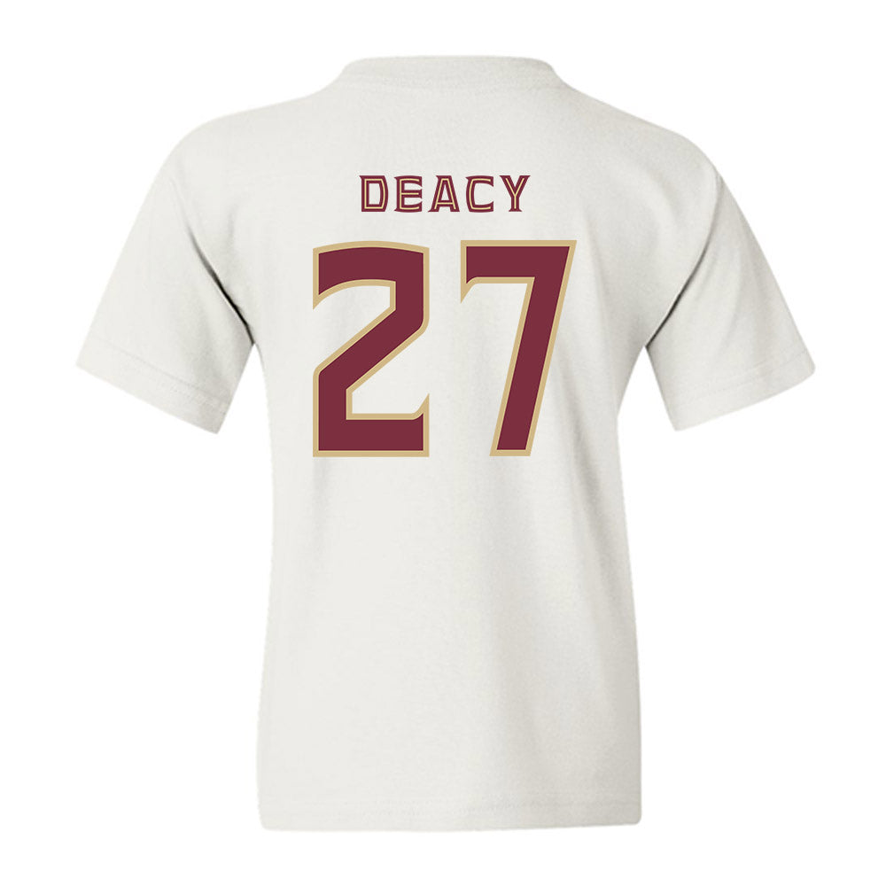 FSU - NCAA Women's Lacrosse : Alyssa Deacy - Replica Shersey Youth T-Shirt-1