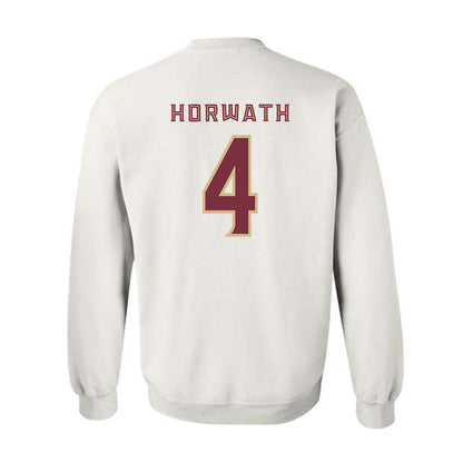 FSU - NCAA Beach Volleyball : Jess Horwath - Replica Shersey Crewneck Sweatshirt-1
