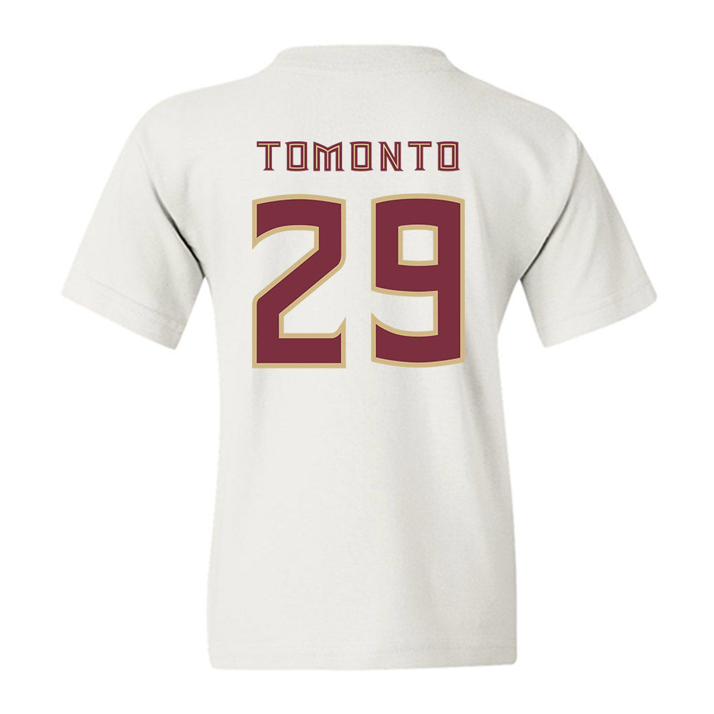FSU - NCAA Women's Lacrosse : Victoria Tomonto - Replica Shersey Youth T-Shirt-1
