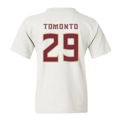 FSU - NCAA Women's Lacrosse : Victoria Tomonto - Replica Shersey Youth T-Shirt-1