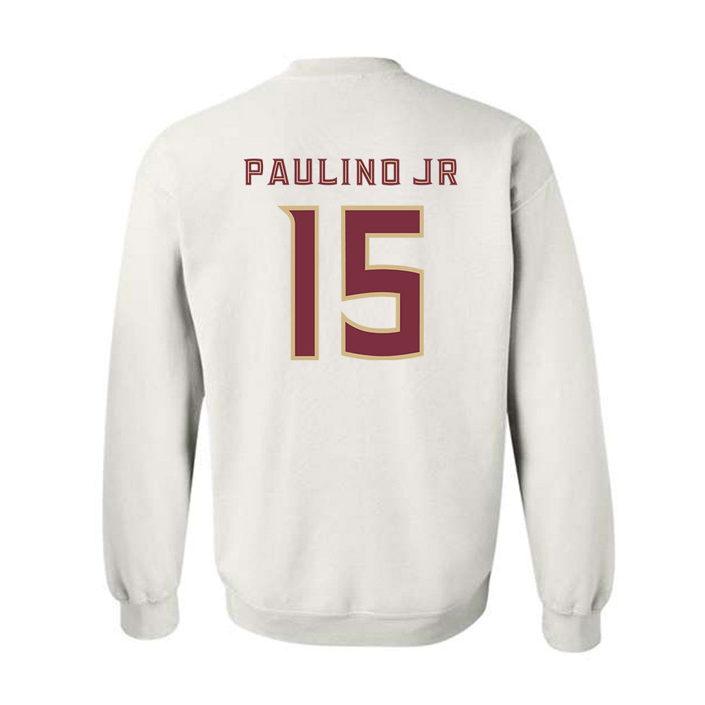 FSU - NCAA Baseball : Kelvyn Paulino Jr - Replica Shersey Crewneck Sweatshirt-1