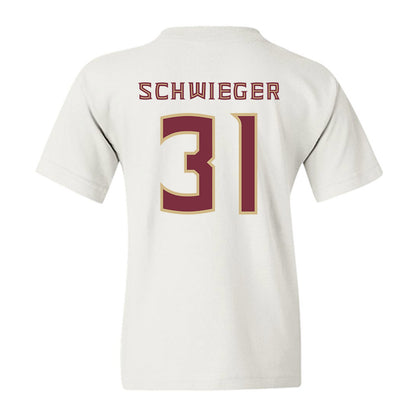 FSU - NCAA Men's Basketball : Cooper Schwieger - Replica Shersey Youth T-Shirt-1