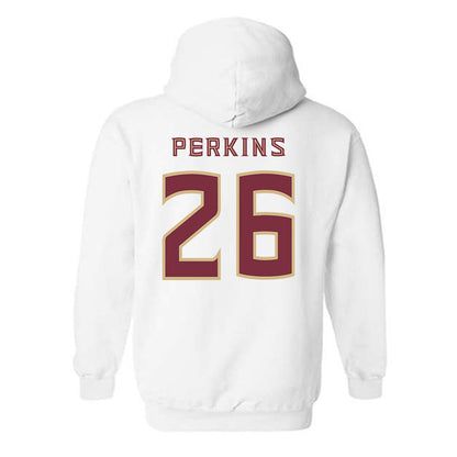 FSU - NCAA Women's Lacrosse : Brynn Perkins - Replica Shersey Hooded Sweatshirt-1