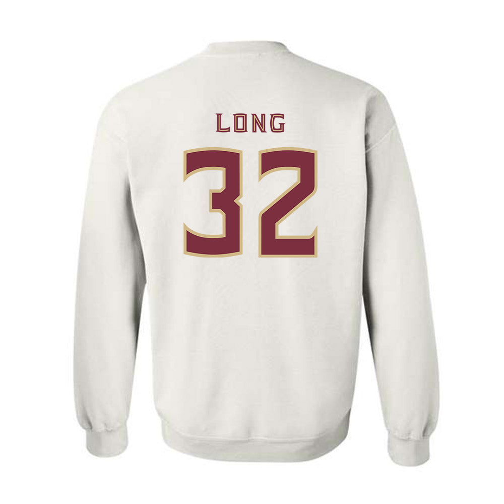 FSU - NCAA Women's Lacrosse : Brooke Long - Replica Shersey Crewneck Sweatshirt-1