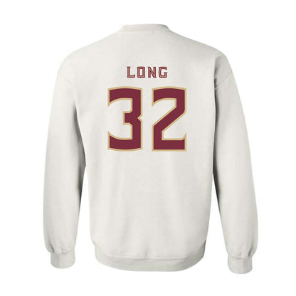FSU - NCAA Women's Lacrosse : Brooke Long - Replica Shersey Crewneck Sweatshirt-1