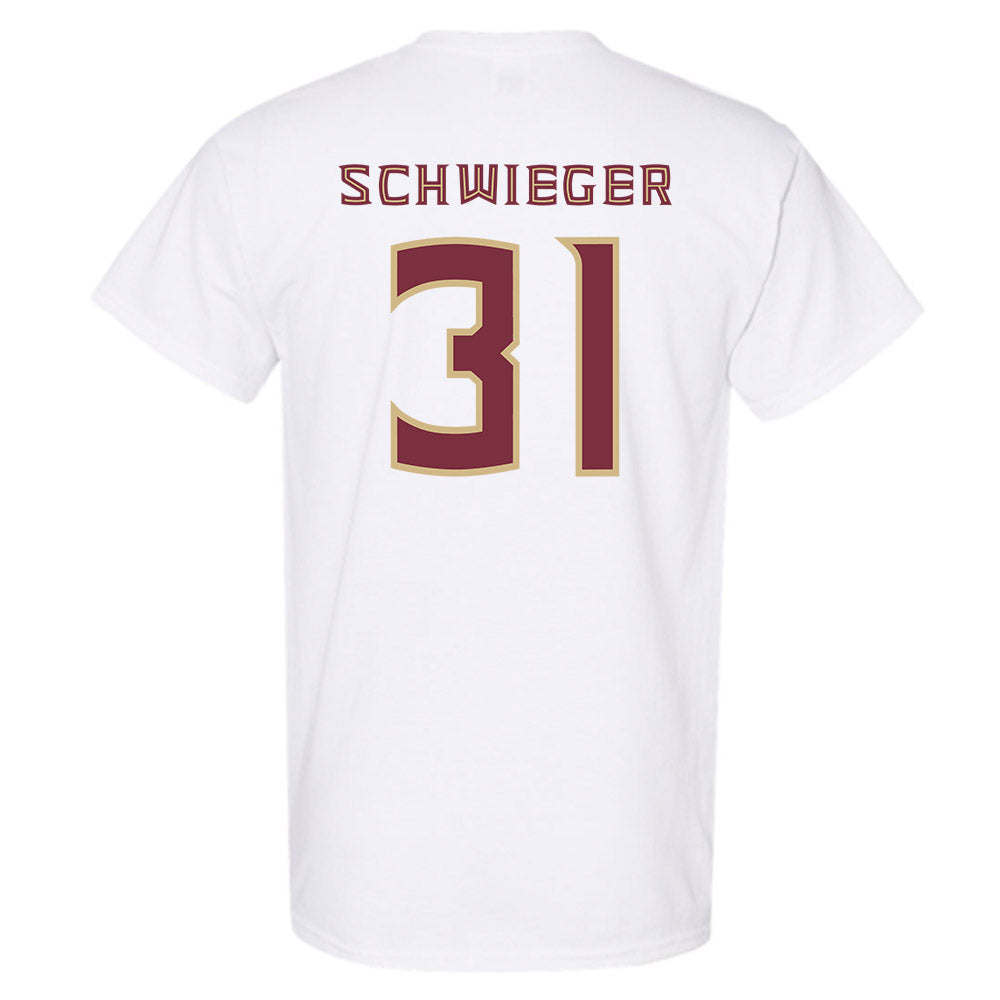 FSU - NCAA Men's Basketball : Cooper Schwieger - Replica Shersey T-Shirt-1
