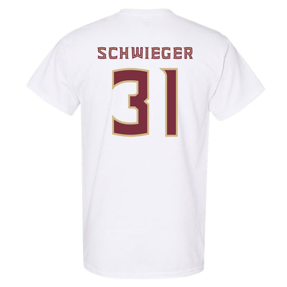 FSU - NCAA Men's Basketball : Cooper Schwieger - Replica Shersey T-Shirt-1