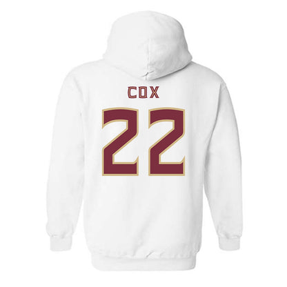 FSU - NCAA Women's Lacrosse : Charlise Cox - Replica Shersey Hooded Sweatshirt-1