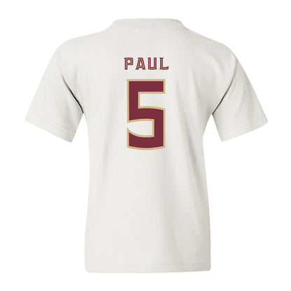 FSU - NCAA Men's Basketball : Collin Paul - Replica Shersey Youth T-Shirt-1
