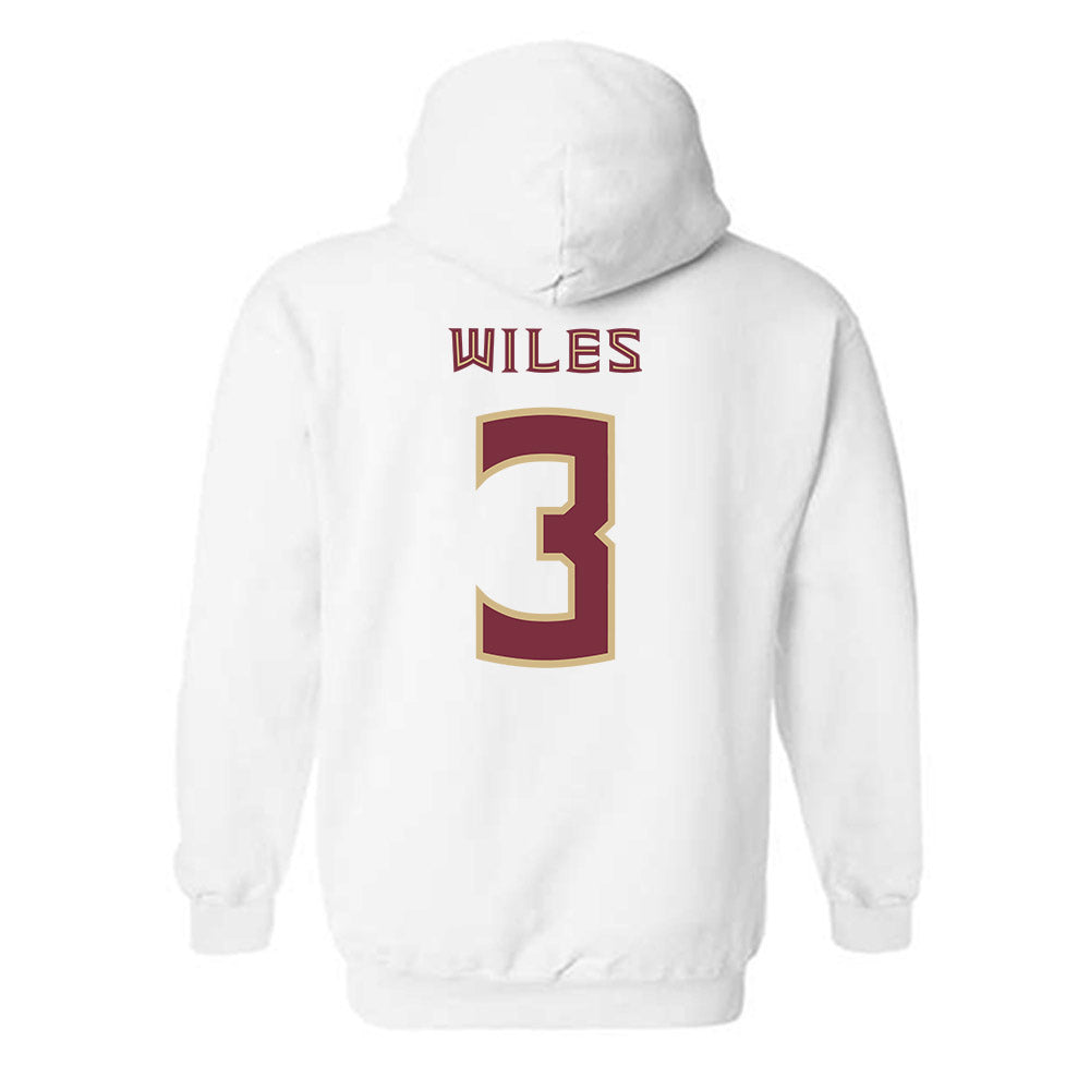 FSU - NCAA Women's Lacrosse : Brogan Wiles - Replica Shersey Hooded Sweatshirt-1