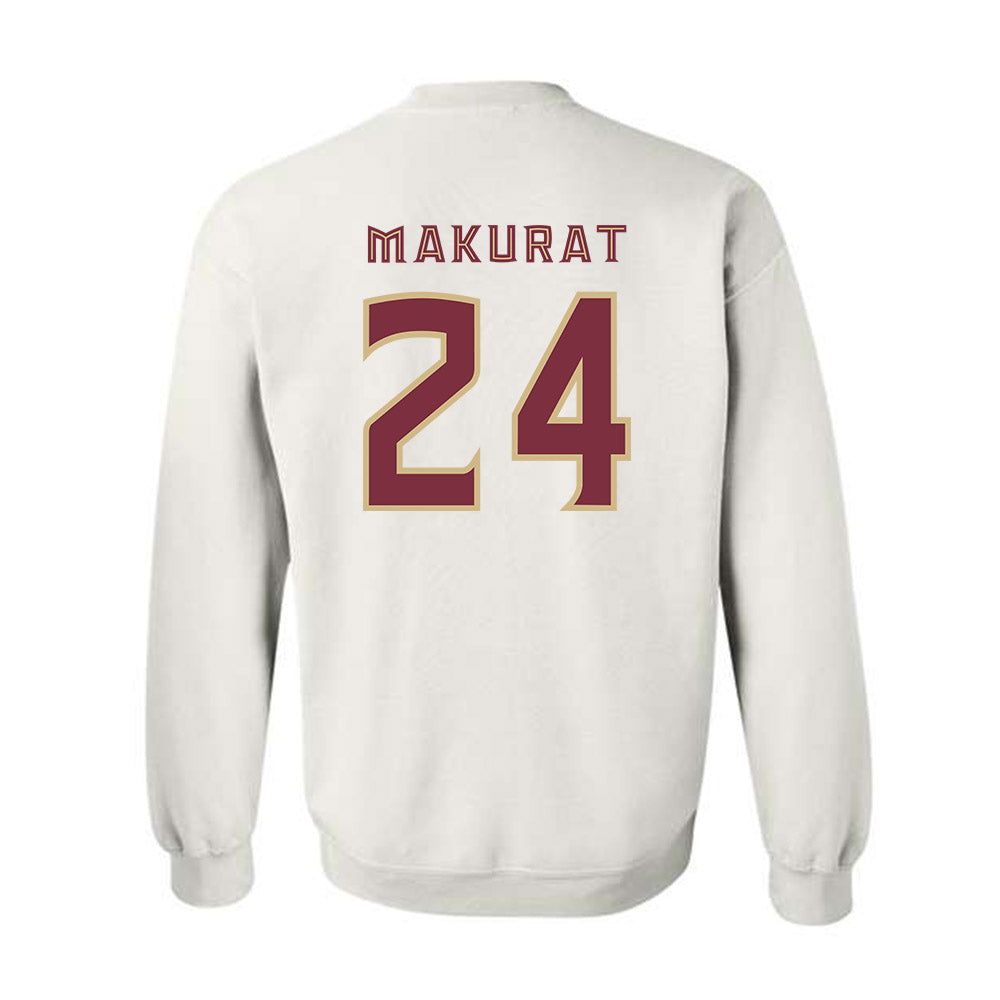 FSU - NCAA Women's Basketball : Agata Makurat - Replica Shersey Crewneck Sweatshirt-1