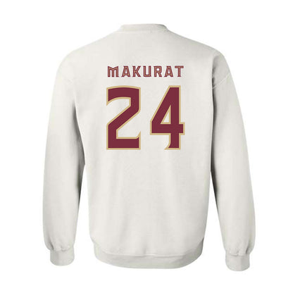FSU - NCAA Women's Basketball : Agata Makurat - Replica Shersey Crewneck Sweatshirt-1