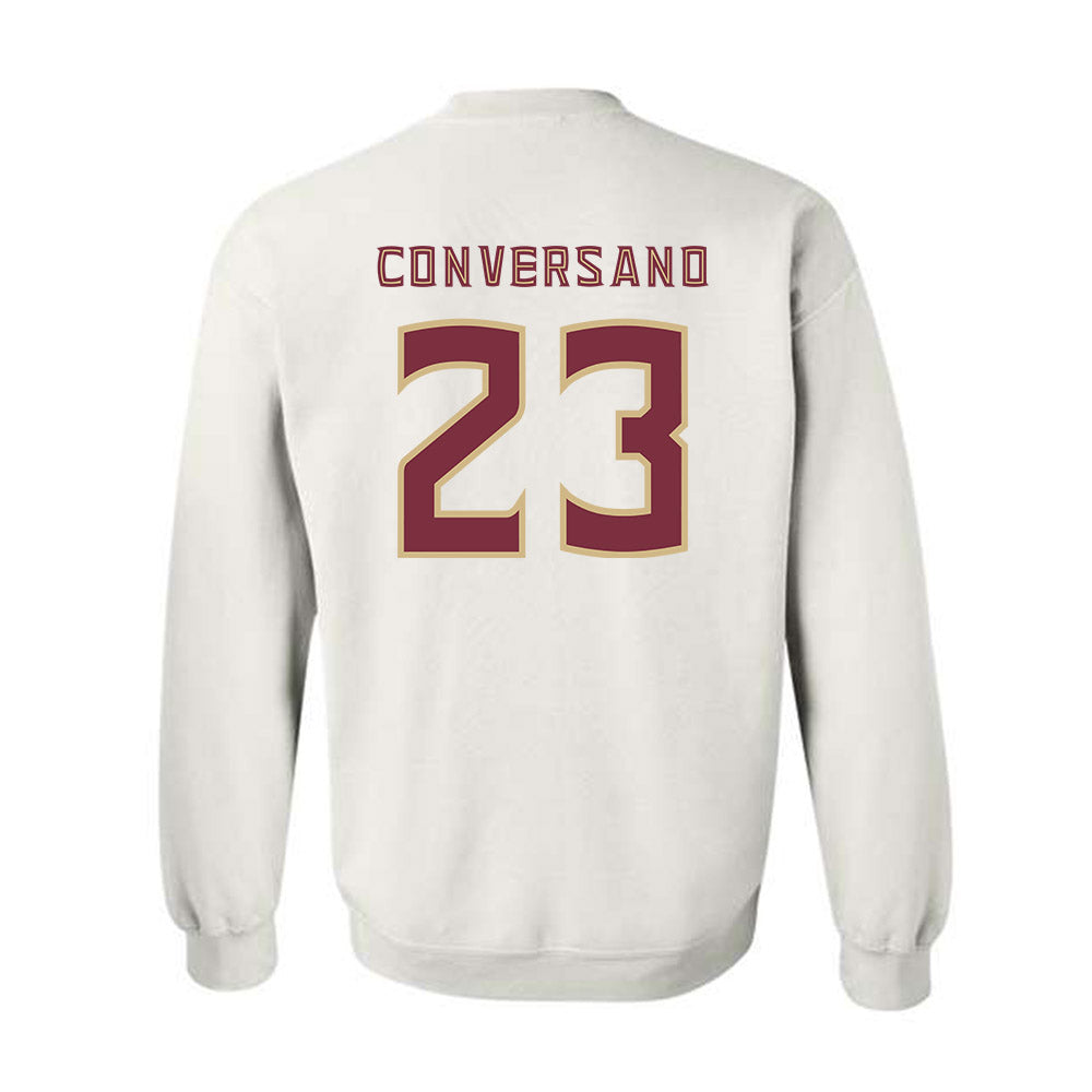 FSU - NCAA Women's Lacrosse : Mackenzie Conversano - Replica Shersey Crewneck Sweatshirt-1