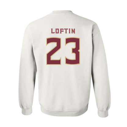 FSU - NCAA Football : Chase Loftin - Replica Shersey Crewneck Sweatshirt-1