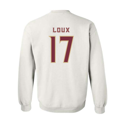 FSU - NCAA Women's Basketball : Kennedy Loux - Replica Shersey Crewneck Sweatshirt-1