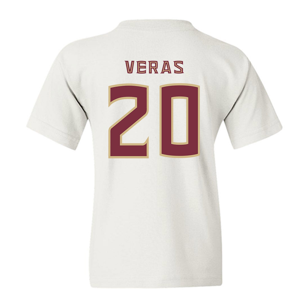 FSU - NCAA Baseball : Genson Veras - Replica Shersey Youth T-Shirt-1