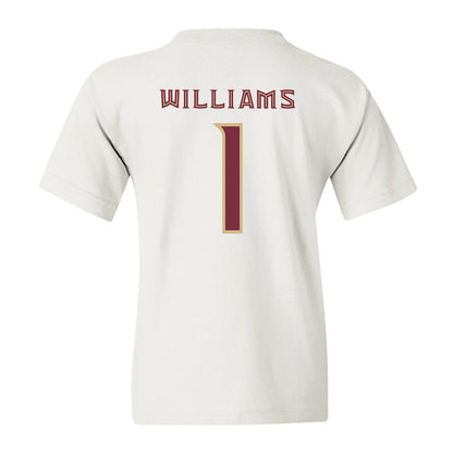 FSU - NCAA Baseball : Chase Williams - Replica Shersey Youth T-Shirt-1