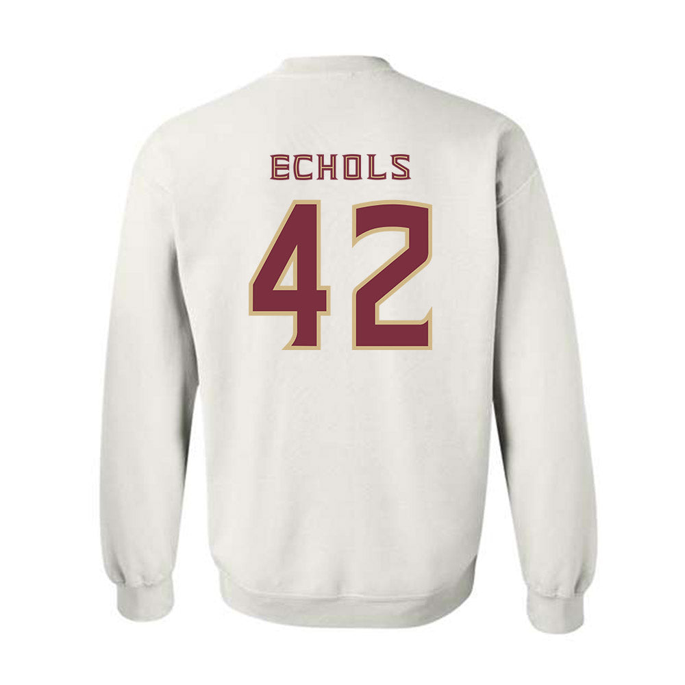 FSU - NCAA Baseball : Jake Echols - Replica Shersey Crewneck Sweatshirt-1