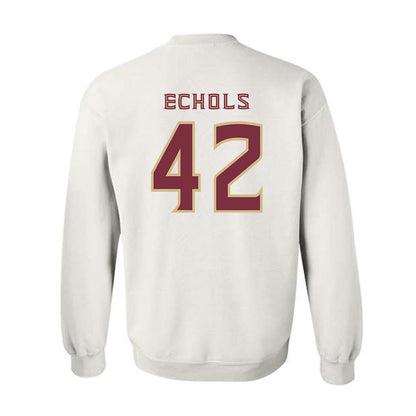 FSU - NCAA Baseball : Jake Echols - Replica Shersey Crewneck Sweatshirt-1