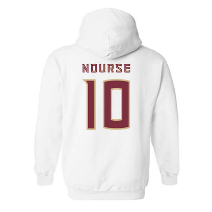 FSU - NCAA Women's Soccer : Peyton Nourse - Replica Shersey Hooded Sweatshirt