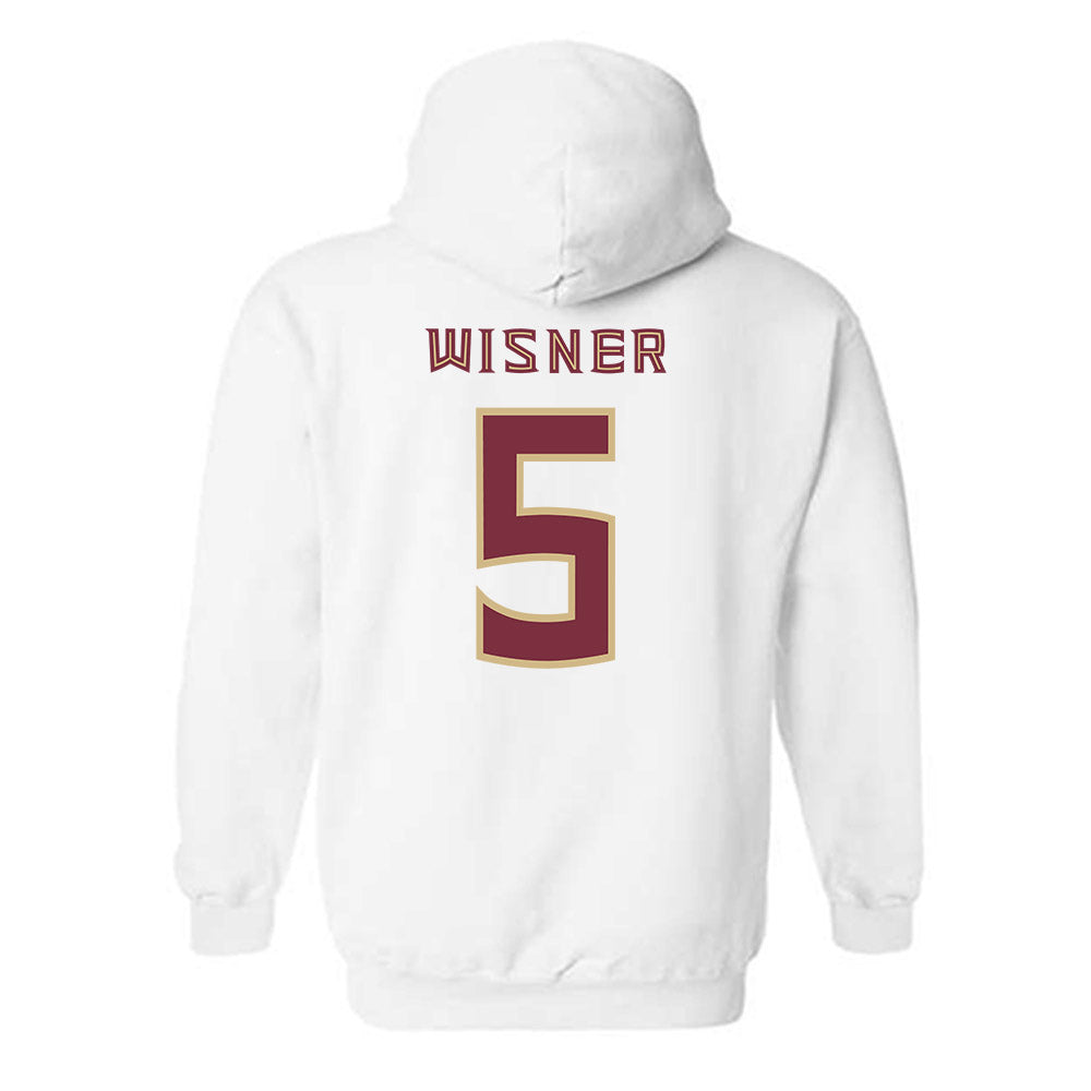 FSU - NCAA Football : Tre Wisner - Replica Shersey Hooded Sweatshirt-1